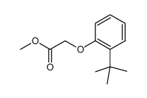 (2-tert-butyl-phenoxy)-acetic acid methyl ester Structure