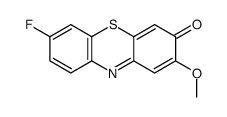 7-fluoro-2-methoxyphenothiazin-3-one结构式