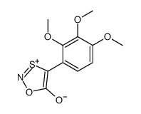 4-(2,3,4-trimethoxyphenyl)-1,3,2-oxathiazolylium-5-olate Structure