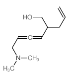 2-Allyl-6-(dimethylamino)-3,4-hexadien-1-ol结构式