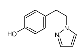 4-(2-pyrazol-1-ylethyl)phenol Structure