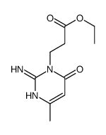 1(6H)-Pyrimidinepropionicacid,2-amino-4-methyl-6-oxo-,ethylester(8CI) structure