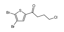 4-chloro-1-(4,5-dibromothiophen-2-yl)butan-1-one Structure