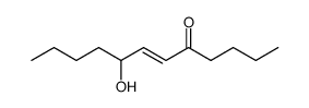 (E)-8-hydroxydodec-6-en-5-one结构式