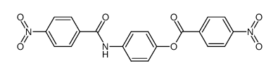 1-(4-nitro-benzoylamino)-4-(4-nitro-benzoyloxy)-benzene Structure