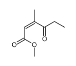 methyl 3-methyl-4-oxohex-2-enoate结构式