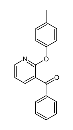 phenyl(2-(p-tolyloxy)pyridin-3-yl)methanone结构式