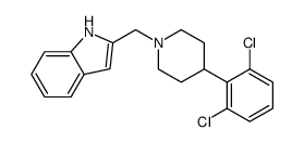 2-[[4-(2,6-dichlorophenyl)piperidin-1-yl]methyl]-1H-indole Structure