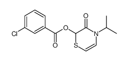 2-m-chlorobenzoyloxy-4-isopropyl-2H-1,4-thiazin-3-one结构式