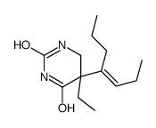 5-ethyl-5-hept-3-en-4-yl-1,3-diazinane-2,4-dione结构式