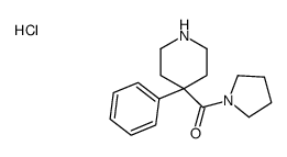1-[(4-phenyl-4-piperidyl)carbonyl]pyrrolidine monohydrochloride picture