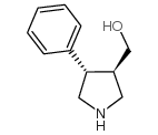 ((3R,4S)-4-phenylpyrrolidin-3-yl)methanol structure