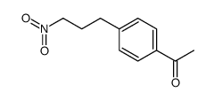 1-[4-(3-nitro-propyl)-phenyl]-ethanone结构式