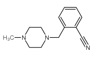 2-((4-甲基哌嗪-1-基)甲基)苯甲腈结构式