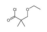 3-ethoxy-2,2-dimethylpropanoyl chloride结构式