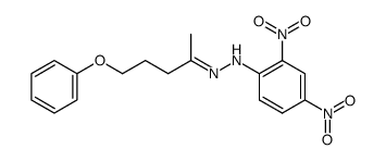 5-phenoxy-pentan-2-one-(2,4-dinitro-phenylhydrazone)结构式