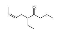 5-ethylnon-7-en-4-one结构式