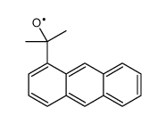 [2-(1-Anthryl)-2-propanyl]oxidanyl Structure