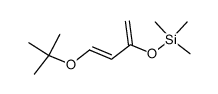 1-tert-Butoxy-3-<(trimethylsilyl)oxy>butadiene结构式