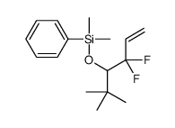 (4,4-difluoro-2,2-dimethylhex-5-en-3-yl)oxy-dimethyl-phenylsilane Structure