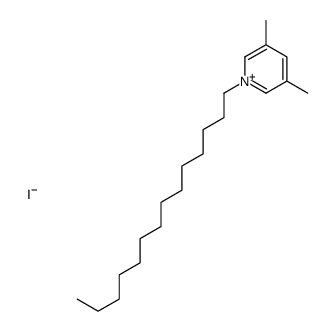 3,5-dimethyl-1-tetradecylpyridin-1-ium,iodide结构式