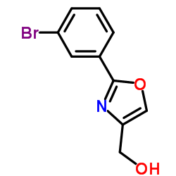 [2-(3-溴苯基)噁唑-4-基]-甲醇结构式