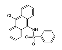 N-(10-chloroanthracen-9-yl)benzenesulfonamide Structure