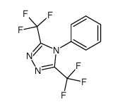 4-phenyl-3,5-bis(trifluoromethyl)-1,2,4-triazole Structure