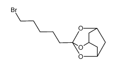 1-Brom-4-(2,4,10-trioxatricyclo(3.3.1.13,7)dec-3-yl)pentan结构式