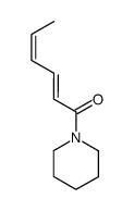 (2E,4Z)-1-Piperidin-1-yl-hexa-2,4-dien-1-one Structure