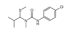3-(4-chlorophenyl)-1-methyl-1-(2-methyl-1-methylsulfanylpropyl)urea Structure
