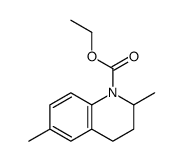 ethyl 2,6-dimethyl-3,4-dihydro-2H-quinoline-1-carboxylate结构式