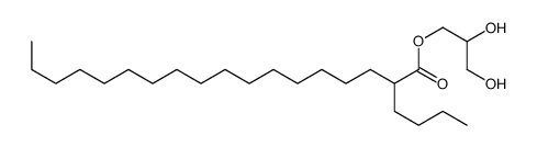 2,3-dihydroxypropyl 2-butyloctadecanoate结构式