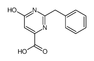 2-benzyl-4-oxo-1H-pyrimidine-6-carboxylic acid结构式