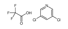 3,5-dichloropyridine,2,2,2-trifluoroacetic acid Structure