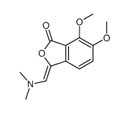 3-(dimethylaminomethylidene)-6,7-dimethoxy-2-benzofuran-1-one结构式