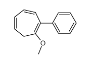 1-methoxy-2-phenylcyclohepta-1,3,5-triene Structure