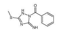 (5-amino-3-methylsulfanyl-1,2,4-triazol-1-yl)-phenylmethanone Structure