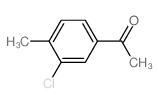 Ethanone,1-(3-chloro-4-methylphenyl)- Structure