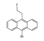 9-bromo-10-(2-fluoroethyl)anthracene结构式