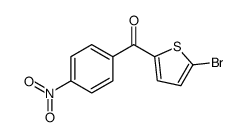 (5-bromothiophen-2-yl)-(4-nitrophenyl)methanone Structure