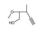 (2R,3S)-2-methoxy-3-methylpent-4-yn-1-ol Structure