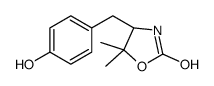 (4S)-4-[(4-hydroxyphenyl)methyl]-5,5-dimethyl-1,3-oxazolidin-2-one Structure