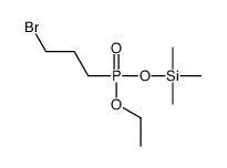 [3-bromopropyl(ethoxy)phosphoryl]oxy-trimethylsilane结构式