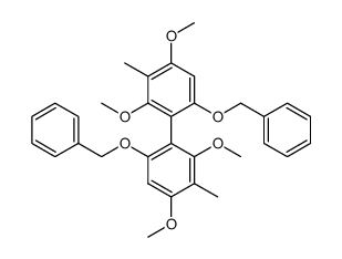 6,6'-dibenzyloxy-2,2',4,4'-tetramethoxy-3,3'-dimethylbiphenyl Structure