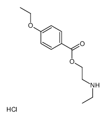 2-(4-ethoxybenzoyl)oxyethyl-ethylazanium,chloride Structure