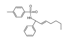 4-methyl-N-[(1S)-1-phenylhept-2-enyl]benzenesulfonamide Structure