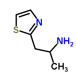 1-(1,3-Thiazol-2-yl)-2-propanamine结构式