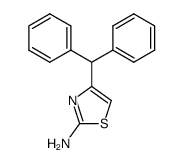 4-Benzhydryl-thiazol-2-ylamine结构式