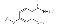 4-甲氧基-2-甲基苯肼.盐酸盐结构式